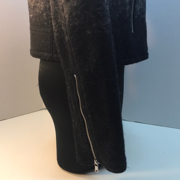 NWT GAP White, Gray & Black Ombre Moto Jacket – Size M - Picture 6 of 8